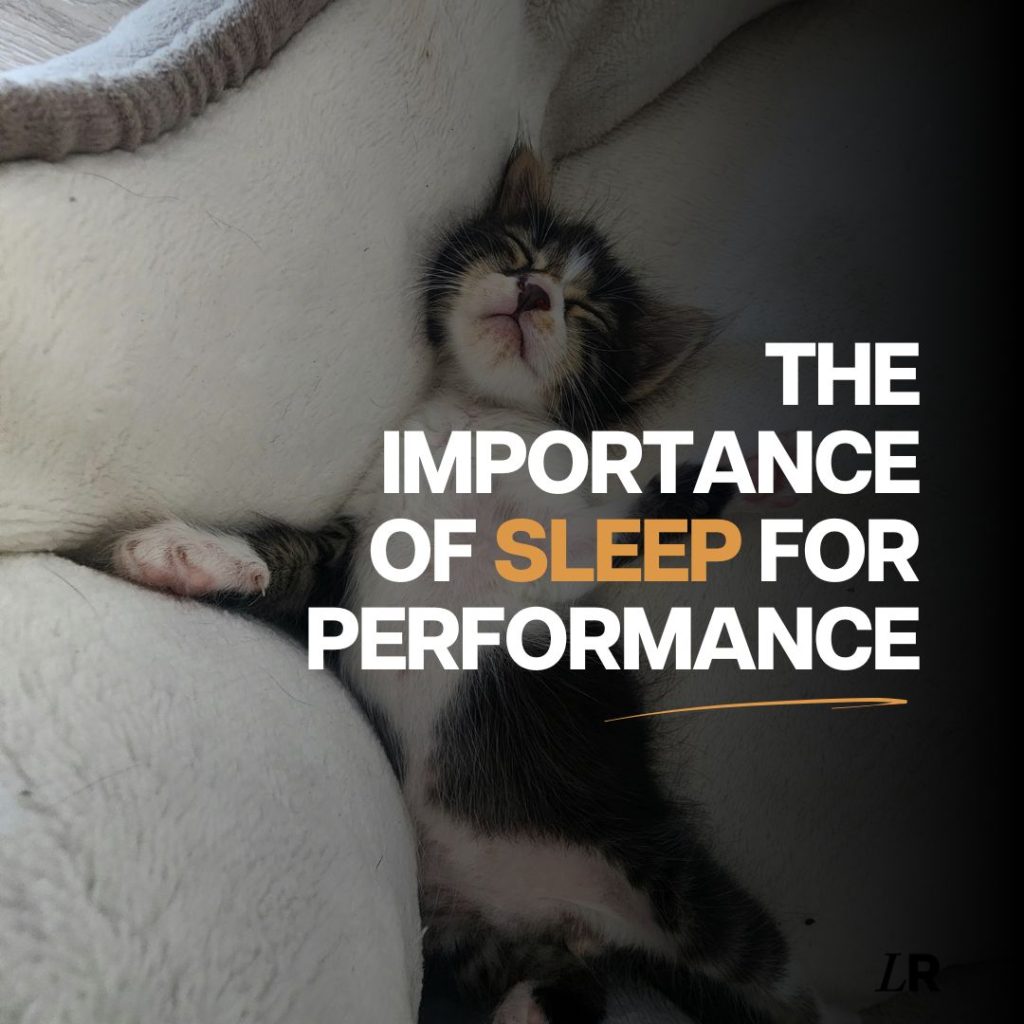 the importance of sleep for performance