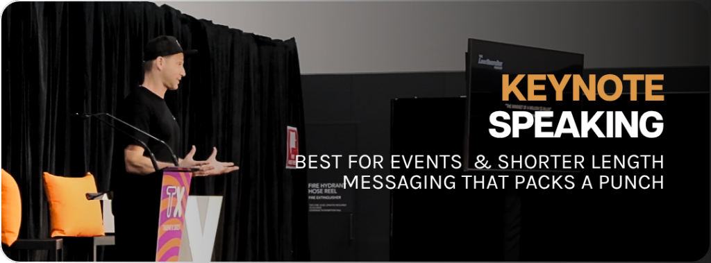 keynote speaking with brett clemenson